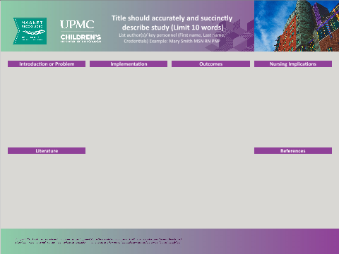 Children's Hospital of Pittsburgh at UPMC Template #